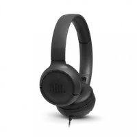 Slusalke JBL Tune 500, naglavne, mikrofon, 3.5mm, črne (JBLT500BLK)