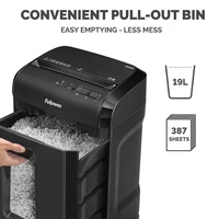 Uničevalec papirja FELLOWES Powershred 10M, 19L, 10 listov, raven varnosti P-5