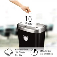 Uničevalec papirja FELLOWES Powershred 53C, 23L, 10 listov, raven varnosti P-4