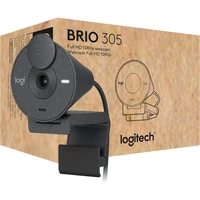 Web kamera LOGITECH Brio 305, črna (960-001469)