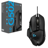 Miš LOGITECH G502, gaming, brezžični, črni (910-005567)