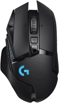Miš LOGITECH G502, gaming, brezžični, črni (910-005567)
