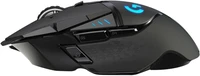 Miš LOGITECH G502, gaming, brezžični, črni (910-005567)