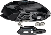 Miš LOGITECH G502, gaming, brezžični, črni (910-005567)