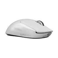 Miška LOGITECH PRO X SUPERLIGHT, brezžična, gaming, bela (910-005942)