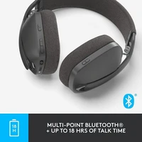 Slusalice za PC LOGITECH Headset Zone Vibe 100, brezžične, črne (981-001213)