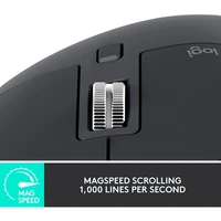 Miška LOGITECH MX Master 3S Performance, brezžični, črni (910-006559)