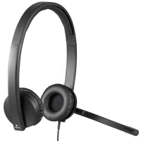 Slušalke za PC LOGITECH H570e, USB, žične, stereo, črne (981-000575)