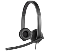 Slušalke za PC LOGITECH H570e, USB, žične, stereo, črne (981-000575)