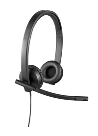 Slušalke za PC LOGITECH H570e, USB, žične, stereo, črne (981-000575)