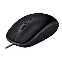 Miška LOGITECH B110 Silent, žična, črna (910-005508)