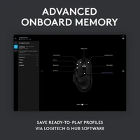 Miška LOGITECH G502 HERO, gaming, žični, črni (910-005471)