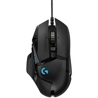 Miška LOGITECH G502 HERO, gaming, žični, črni (910-005471)