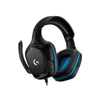 Slušalke + mikrofon LOGITECH G432, 7.1, črno-modre (981-000770)