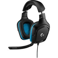 Slušalke + mikrofon LOGITECH G432, 7.1, črno-modre (981-000770)