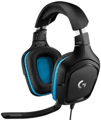 Slušalke + mikrofon LOGITECH G432, 7.1, črno-modre (981-000770)
