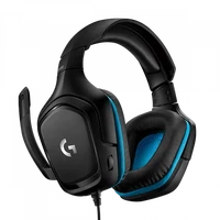 Slušalke + mikrofon LOGITECH G432, 7.1, črno-modre (981-000770)