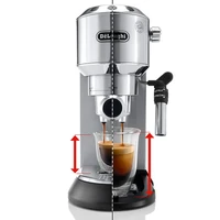 Kavni aparat DELONGHI Dedica EC685.M, 15bar, espresso-pump, metal