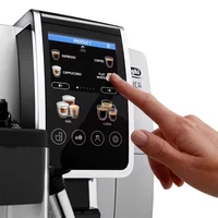 Aparat za kavo DELONGHI Dinamica Plus ECAM380.85.SB, 15bar, avtomatski, zaslon, srebrni