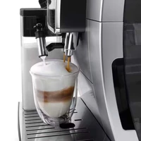 Aparat za kavo DELONGHI Dinamica Plus ECAM380.85.SB, 15bar, avtomatski, zaslon, srebrni