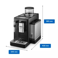 Kavni aparat DELONGHI Rivelia EXAM440.35.B, 19 barov, TFT zaslon v barvi 3,5", črni