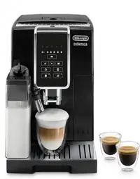 Kavni aparat DELONGHI Dinamica ECAM350.50.B, 15 barov, samodejni, zaslon, črn