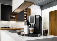 Kavni aparat DELONGHI Dinamica ECAM350.50.B, 15 barov, samodejni, zaslon, črn