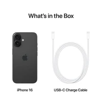 Mobilni telefon APPLE iPhone 16 128GB, 6.1", Črna (MYE73)