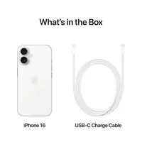 Mobilni telefon APPLE iPhone 16 128GB, 6.1", Bela (MYE93)