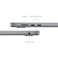 Prenosnik APPLE MacBook Air (2024) 15.3", M3 8C/10G 16GB/256GB, Space Grey, IT KB (MC9D4)