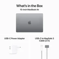 Prenosnik APPLE MacBook Air (2024) 15.3", M3 8C/10G 16GB/256GB, Space Grey, IT KB (MC9D4)