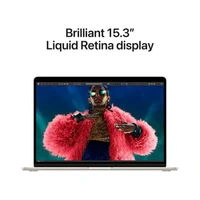 Prenosni računalnik APPLE MacBook Air (2024) 15.3", M3 8C/10G 16GB/256GB, Starlight, IT KB (MC9F4)