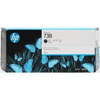 HP 738XL (498N8A) Črna originalna tinta