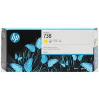 HP 738XL (676M8A) Rumena originalna tinta