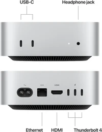 Namizni računalnik APPLE Mac Mini (2024) M4, 10C/10G, 16/256GB (MU9D3)