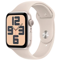 Pametna ura APPLE Watch SE 2023 44mm Zlata, Bež Silikonski Trak M/L (MRE53QF/A)