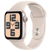 Pametni ura APPLE Watch SE 2023 40mm Zlata, Bež Silikonski Trak S/M (MR9U3QF/A)