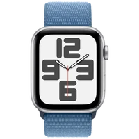 Pametni ura APPLE Watch SE 2023 44mm Srebrna, Modra Najlonska Usnjava (MREF3QF/A)