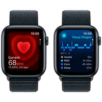 Pametni ura APPLE Watch SE 2023 44mm Črna, Črno najlonsko pasovanje (MREA3QF/A)