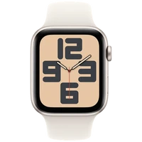 Pametne ure APPLE Watch SE 2024 44mm Zlato, Bež Silikonski Trak S/M (MXEU3QF/A)