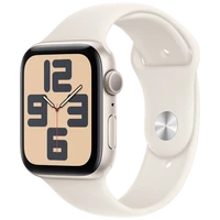 Pametne ure APPLE Watch SE 2024 44mm Zlato, Bež Silikonski Trak S/M (MXEU3QF/A)