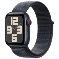 Pametna ura APPLE Watch SE 2024 4G 40mm Črna, Črn Najlon Pas (MXGA3QF/A)