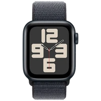 Pametna ura APPLE Watch SE 2024 4G 40mm Črna, Črn Najlon Pas (MXGA3QF/A)