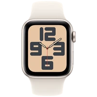 Pametni ura APPLE Watch SE 2024 4G 44mm Zlato, Bež Silikonski Trak M/L (MXGU3QF/A)