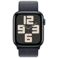 Pametni ura APPLE Watch SE 2024 4G 44mm Črna, Črn Najlon Pas (MXGN3QF/A)