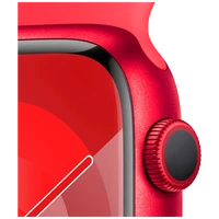 Pametni ura APPLE Watch S9 45mm Rdeča, Rdeč silikonski trak S/M (MRXJ3QF/A)