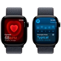 Pametni ura APPLE Watch S10 42mm Črna, Črn Najlon Trak (MWWG3QF/A)