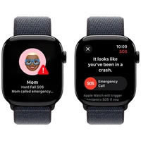 Pametni ura APPLE Watch S10 42mm Črna, Črn Najlon Trak (MWWG3QF/A)