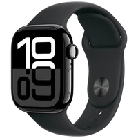 Pametni ura APPLE Watch S10 42mm Črna, Črn gumijast trak S/M (MWWE3QF/A)