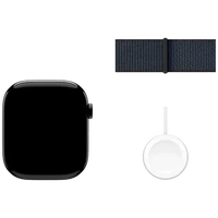 Pametni ura APPLE Watch S10 46mm Črn, črn najlonski trak (MWWR3QF/A)